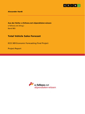 cover image of Total Vehicle Sales Forecast